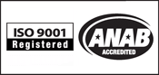 ISO 9001 ANAB logo